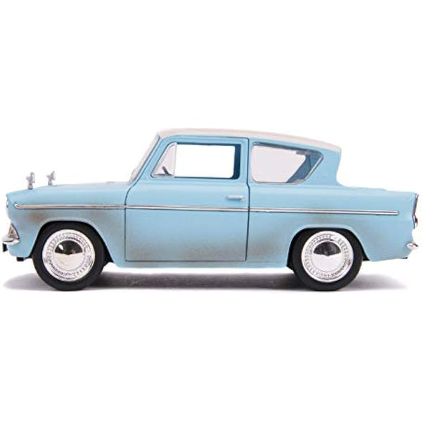 Jada JA31127 1:24 1959 Ford Anglia with Harry Potter Figure, Rusty Blue