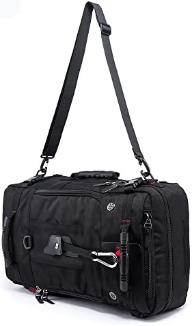 Kiepoar Hiking Backpack 40L Travel Backpack Waterproof for Outdoor Sports Travel 3 in 1 Backpack Shoulder Bag Crossbody and Handbag Large Sports Bag Anti-theft with Shoe Compartment