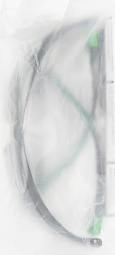 NoCry Clear Safety Glasses for Work with Anti Fog Scratch Resistant Wrap-Around Lenses and Non-Slip Grips, UV Protection. Adjustable Eye Protection Cycling and Squash Glasses with Black & Green Frames