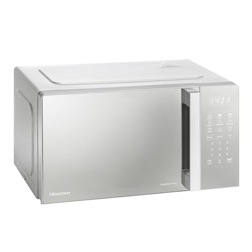 Hisense H23MOBSD1HUK 23 Litre 800W electronic Microwave with Auto Defrost, Digital Display, Smart Cook, Multi level cooking and Easy Clean- Black