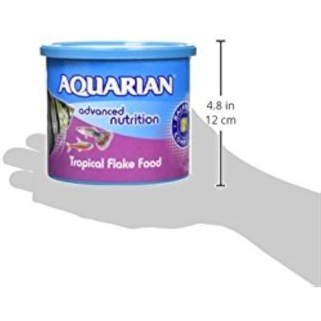 AQUARIAN Complete Nutrition, Aquarium Tropical Fish Food, Flakes, 200 g Container