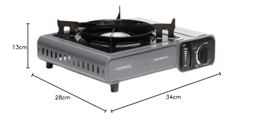 Campingaz Camp Bistro Stove, 1 burner, camping stove, 2200-watt capacity, compact outdoor cooker, includes carry case for easy transport