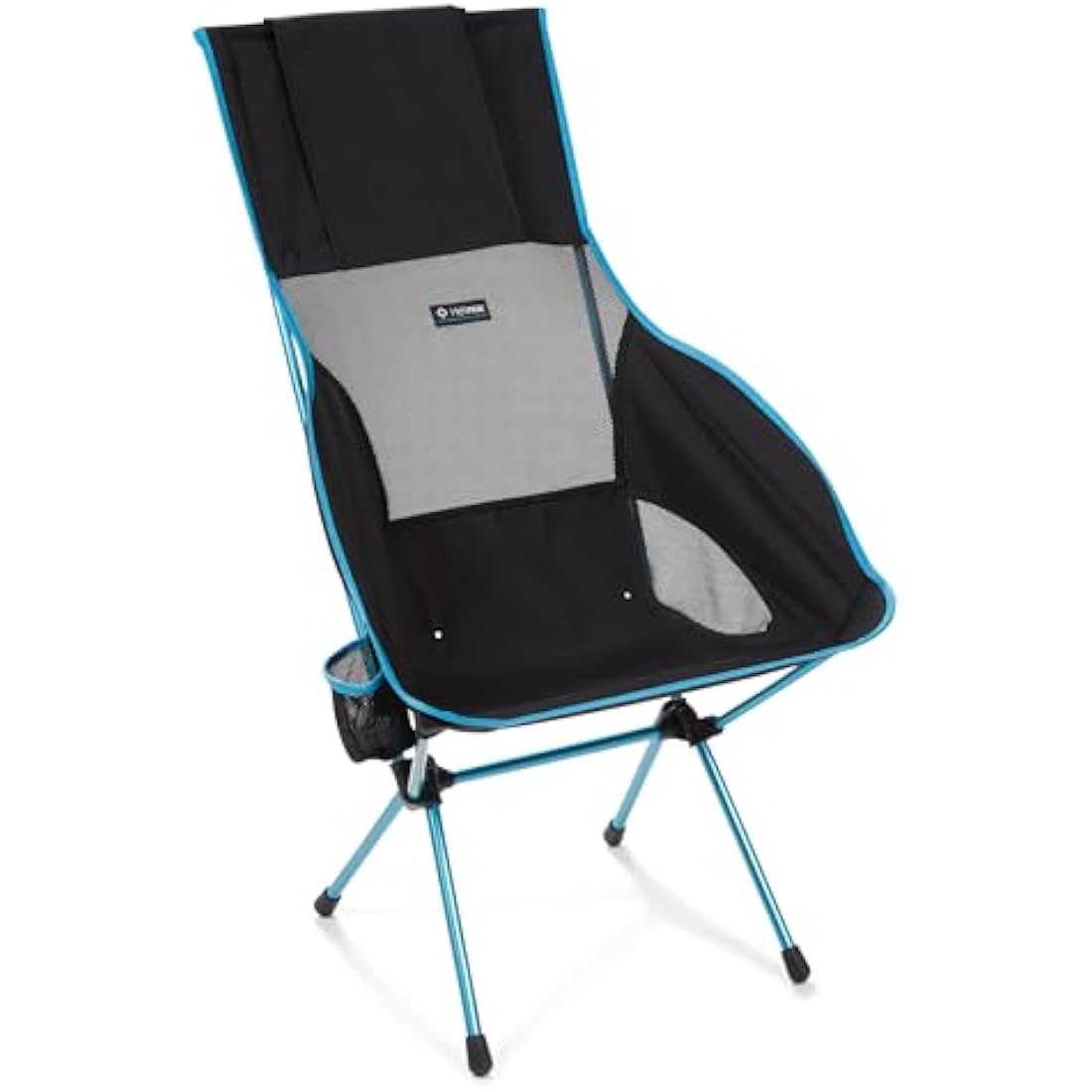 Helinox Savanna High-Back Collapsible Camp Chair, Black