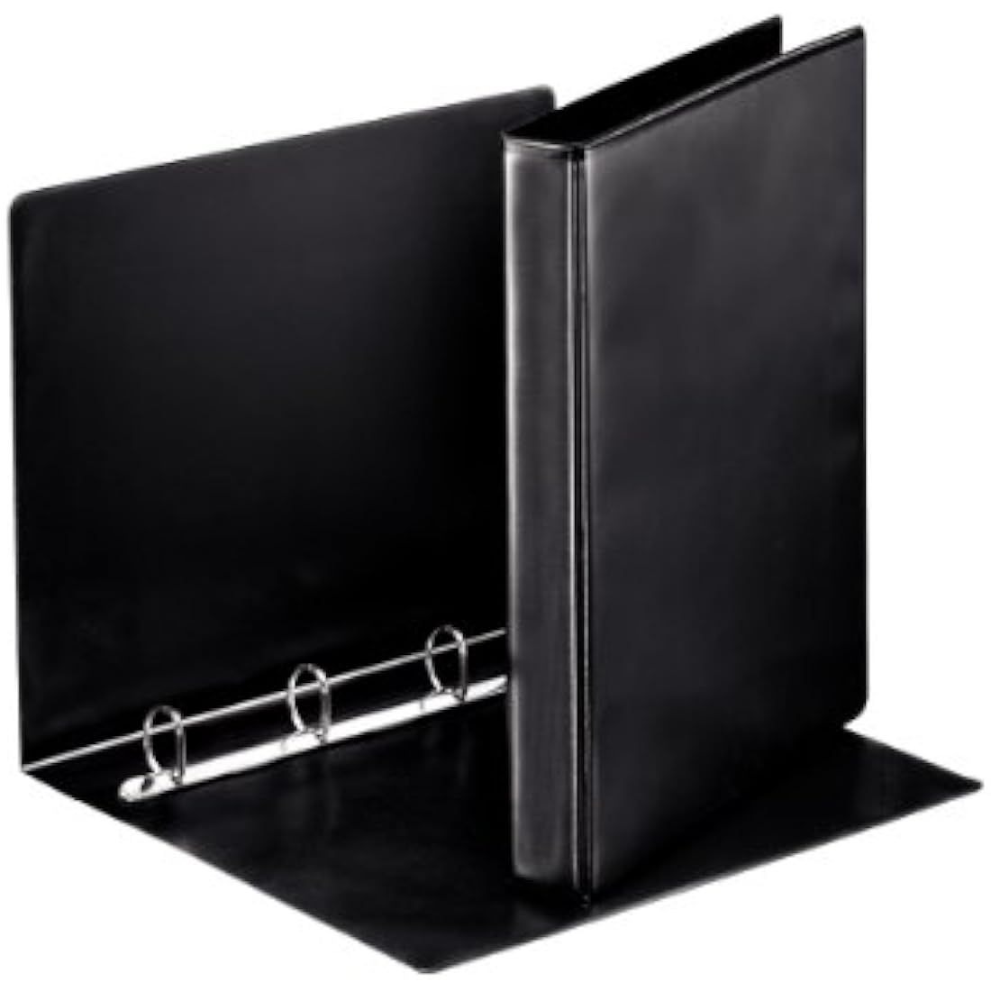 Esselte 4 Ring Binder, PP, Holds up to 190 Sheets, 42 mm Spine, 49733 - A4, Black