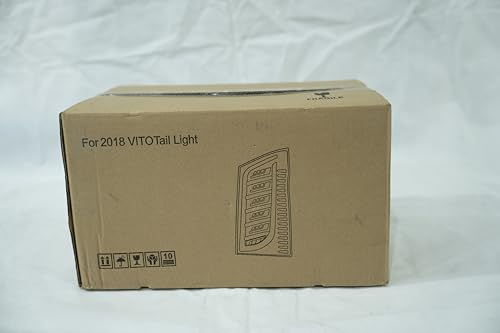 Archaic LED Rear Lights Compatible with V-Class Vito W447 V250 3rd Gen EQV 2016-2023, with Sequential Turn Signal,Animation DRL,For LED Version