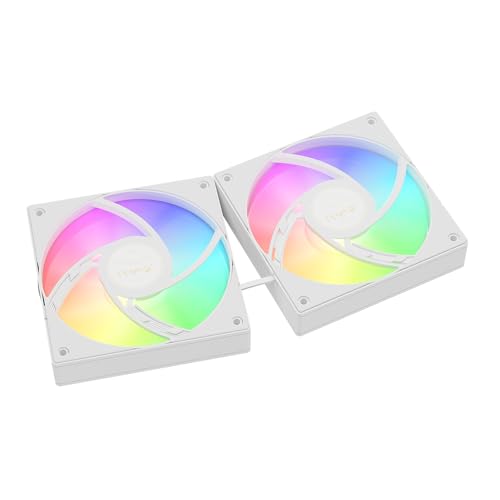 GAMDIAS CHIONE E4 240mm AIO Liquid CPU Cooler, Real-Time Digital Display Patented PWM Pump, 2 x 120mm Easy Cable Management Daisy Chained Fans w/ ARGB Sync, Intel LGA 1851/1700/1200；AMD AM5/AM4, Black