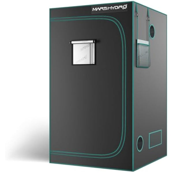 MARS HYDRO 3.3’x3.3′ Grow Tent 39"X39"X71" 1680D Canvas 100% Reflective Mylar Grow Tents for Indoor Hydroponic Plant Growing Room for TS1000/MH-E3000