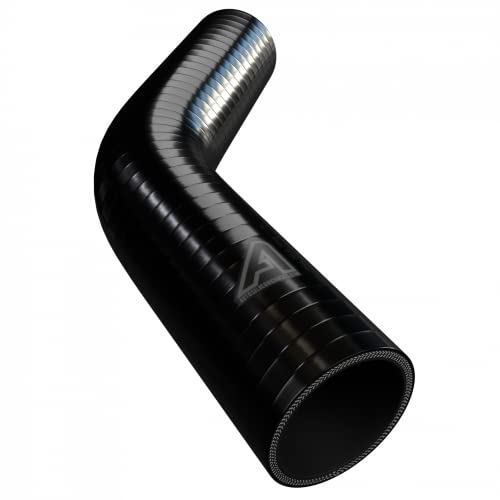 57mm Internal Diameter Black 90 Degree Silicone Elbow Hose