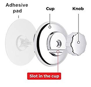 iPEGTOP Suction Cup Deep Shower Caddy Bath Wall Shelf for Large Shampoo Shower Gel Holder Bathroom Storage - Rustproof Stainless Steel, 2 Pack