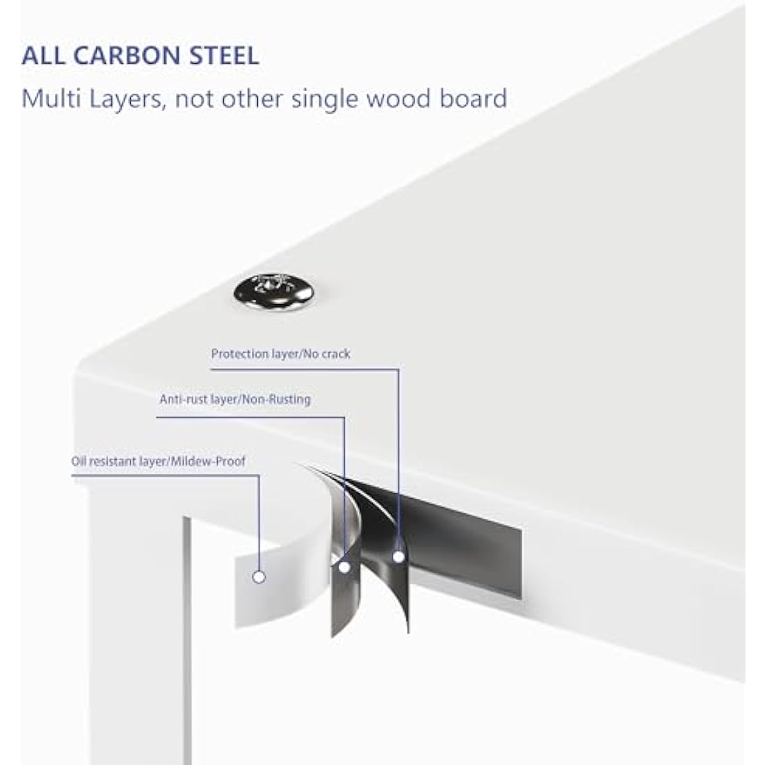 JEPEErbz Kitchen Cupboard Organiser, 4-Pack Cabinet Storage Shelf Organizer Rack, Metal Expandable Spice Holder, Stackable Storage Shelves for Cupboard, Shelf Insert, Countertop,Pantry (White)