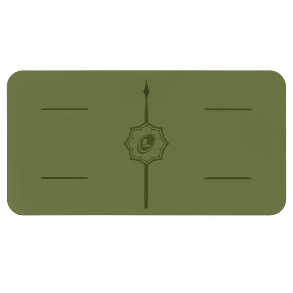 Liforme Yoga Pad - Patented Alignment System, Warrior-like Grip, Non-slip, Eco-friendly and biodegradable, 4.2mm thick pad for knee, elbow and hand