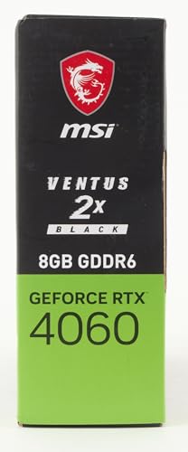 MSI GeForce RTX 4060 VENTUS 2X WHITE 8G OC Gaming Graphics Card - 8GB GDDR6X, PCI Express Gen 4, 128-bit, 3x DP v 1.4a, HDMI 2.1a (Supports 4K & 8K HDR)