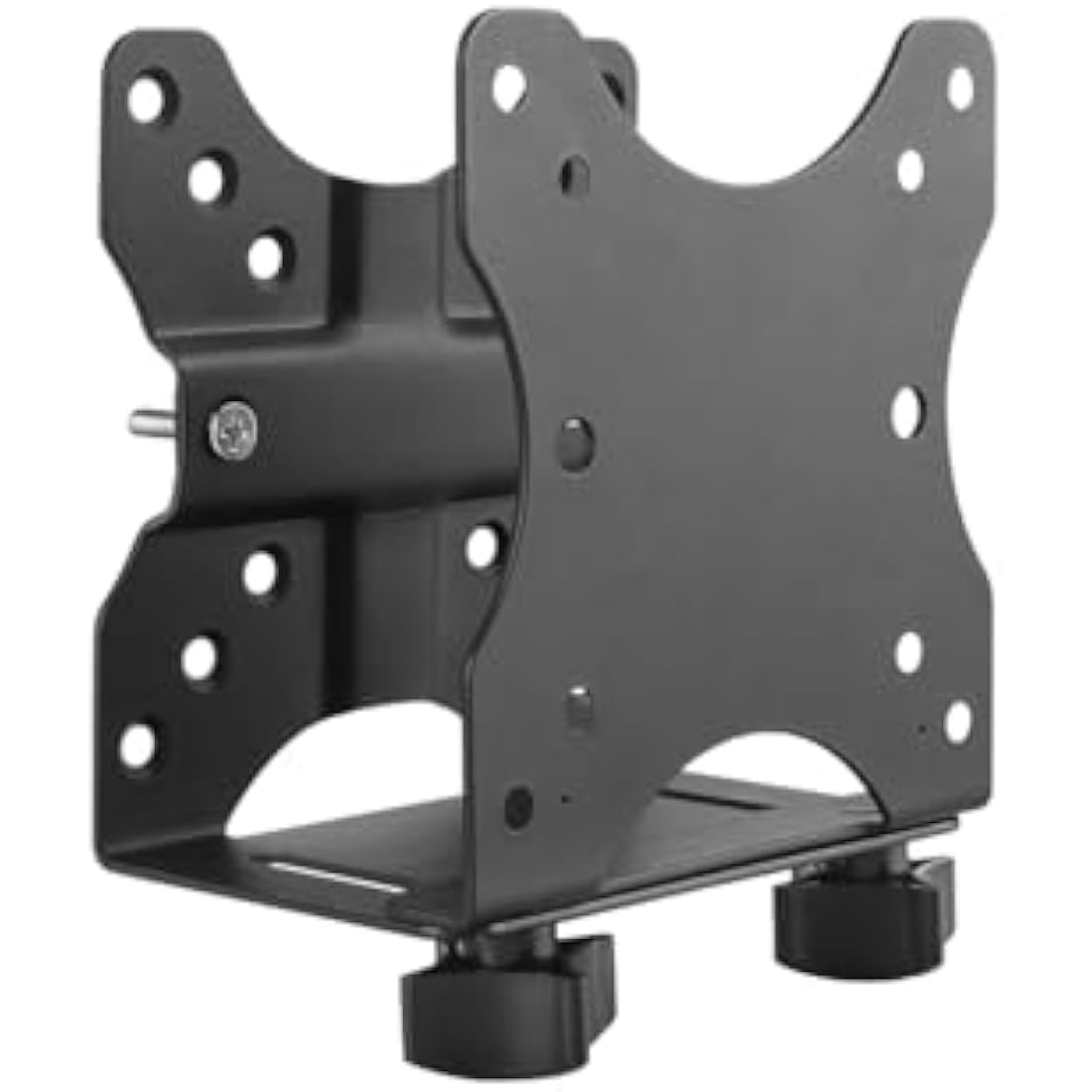 HumanCentric Thin Client Mount Bracket, Mount a Mini PC or Computer to a VESA Monitor Arm or Stand, Pole, or Under Desk or Surface, devices with 0.65-2.55" in depth for 75x75 and 100x100mm Patterns