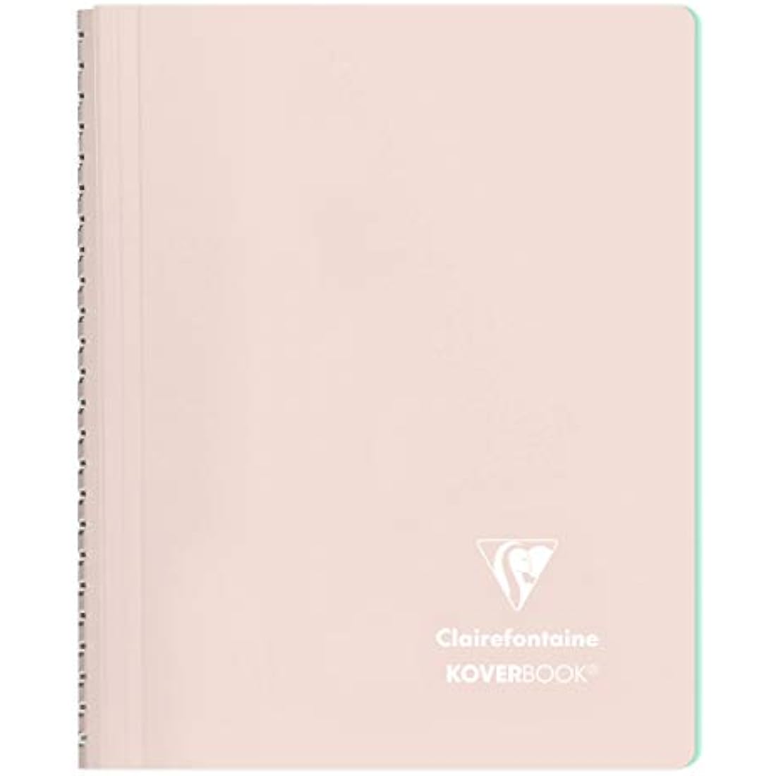 Clairefontaine 366781C Set of 5 Spiral Notebooks Koverbook Blush - A5 14,8x21 cm - 160 Lined Pages - White Paper 90 g - Opaque Polypro Cover - Random Colours