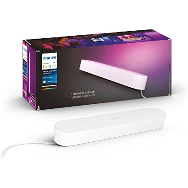 Philips Hue Play White and Colour Ambiance Smart Light Bar Extension, Entertainment Lighting for TV and Gaming (Works with Alexa, Google Assistant and Apple HomeKit), White