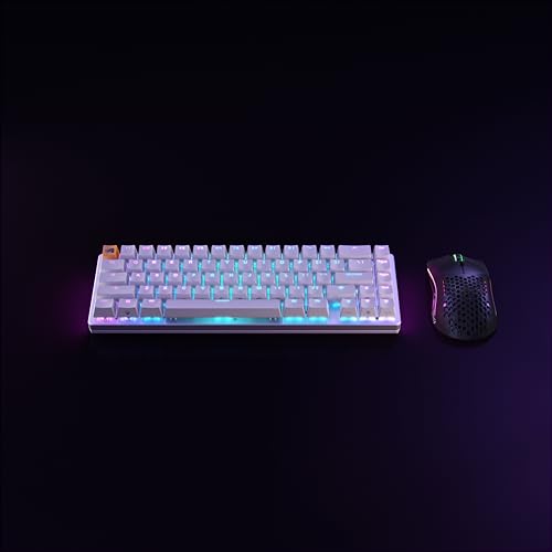 Glorious Gaming GMMK 2 Full Size (96%) - Mechanical Gaming Keyboard, Aluminium Frame, Customisable, Doubleshot Caps, Fox Switches, Per Key RGB, Full NKRO, English UK QWERTY Layout - Pink