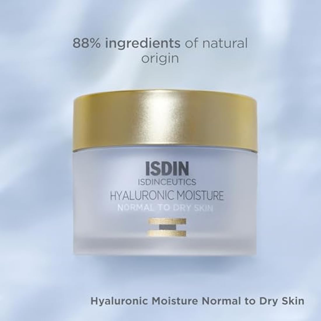 ISDIN Isdinceutics Hyaluronic Moisture Cream (Normal/Dry Skin) 50ml | Lightweight hyaluronic acid facial cream for normal to dry skin