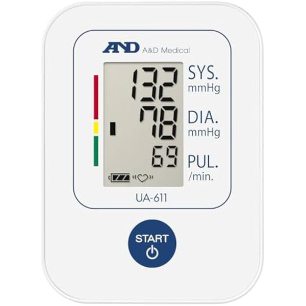 A&D Medical Blood Pressure Monitors BIHS Approved UK Blood Pressure Machine UA-611