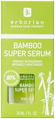 Erborian - Ginseng, Yuza, Red Pepper, Bamboo Super Serum - Facial Care, Hyaluronic Acid, Energizes, Radiance, Replumps, Vitamin C - Long Lasting Intense Hydration - 30 ml