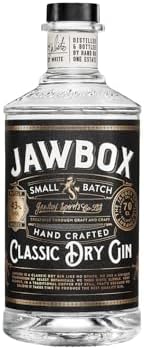 Jawbox Small Batch Classic Dry Gin 43%, 70cl, 18432