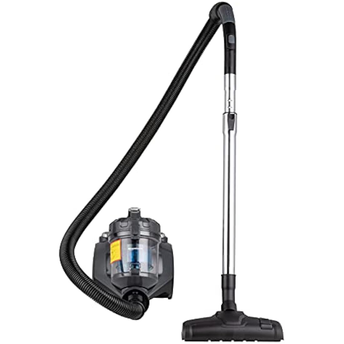 Amazon Basics Cylinder Bagless Vacuum Cleaner with HEPA filter for Hardfloor, Carpet & Car, Compact & Lightweight, 700W, 1.5L, Black
