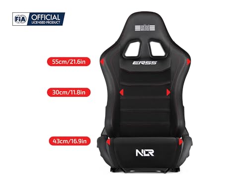 Next Level Racing ERS5 Elite Reclining Seat - PU Leather & Suede Edition (NLR-E055)