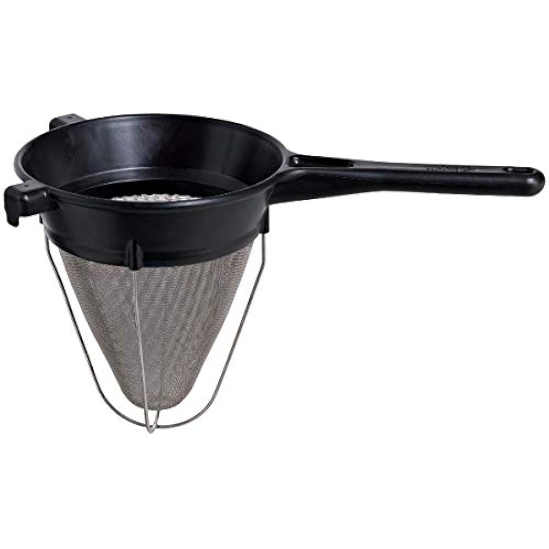 Matfer Bourgeat Chinois Passing Strainer 8 inch/203(Dia)mm, Heat Resistant Exoglass Handle, Soups Purees Conical Sieve, Professional and Home Use | W693