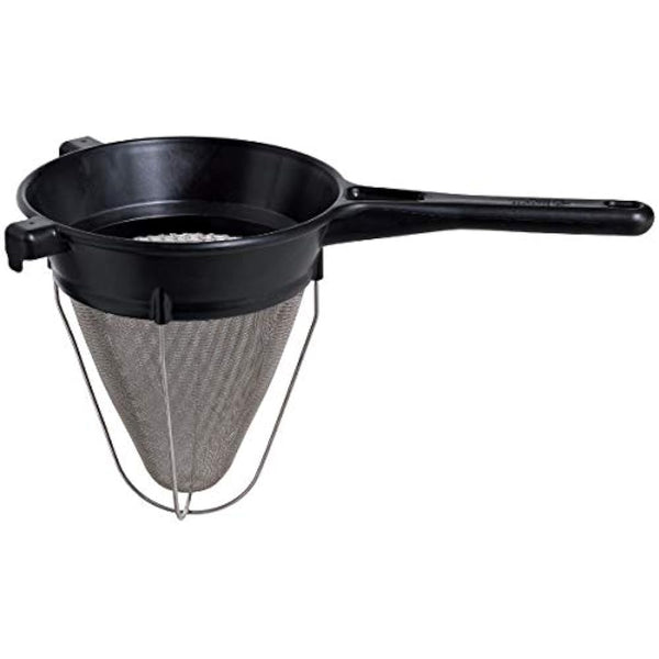 Matfer Bourgeat Chinois Passing Strainer 8 inch/203(Dia)mm, Heat Resistant Exoglass Handle, Soups Purees Conical Sieve, Professional and Home Use | W693
