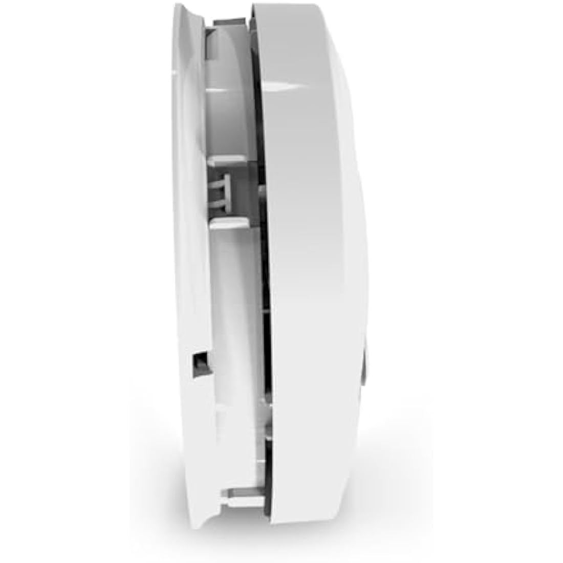 FireAngel Mains Smoke Alarm - SW1-R Mains Powered Optical Smoke Detector with Backup Battery - Wired, Interlinked Smoke Alarms for Home with Test Button and LED Indicators - White