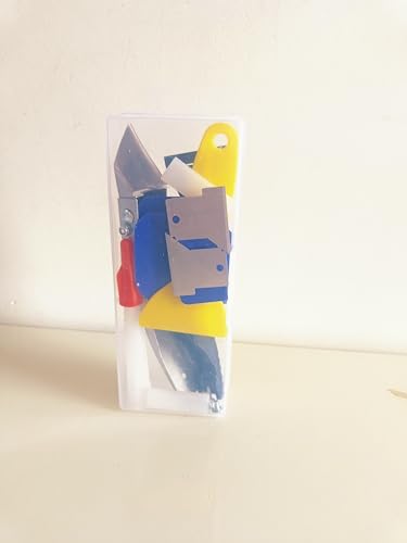 iLitLuk Drip-Free Caulking Gun Ratchet Rod Caulk Gun Applicator 15:1 Thrust Ratio Labor-Saving Lightweight Nylon Frame Cartridge Gun for 10oz/300ml Standard Caulk Tubes with Silicone Finishing Tools