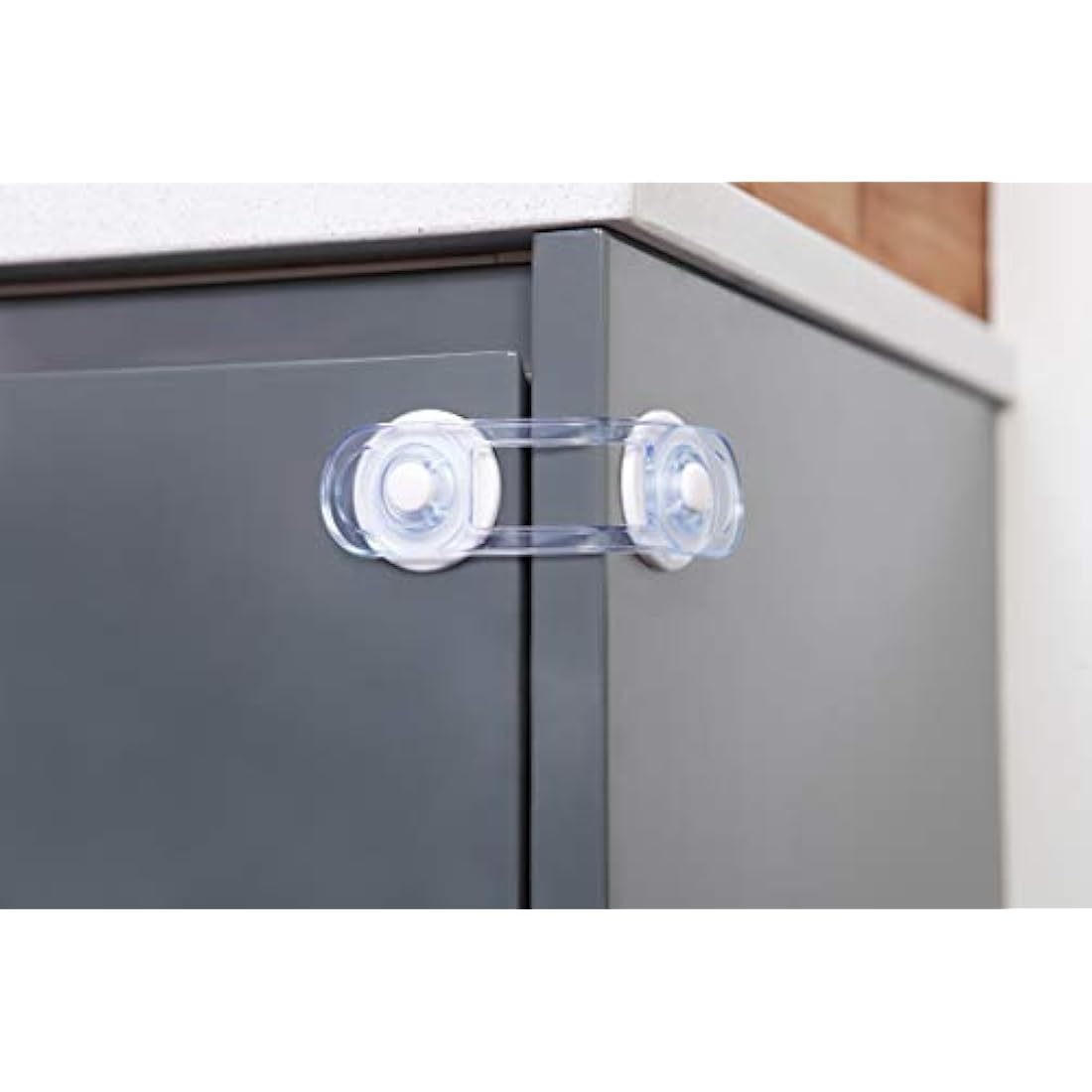 Dreambaby 3 Multi-Purpose and 4 Mini Multi-Purpose Latches - Value Pack (Transparent), 7 Pieces