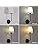 GLADFRESIT Modern Wall Light Set of 2 White Fabric Shade Wall Sconce Hardwired Indoor Wall Lamp for Living Room Dining Room Bedside Reading