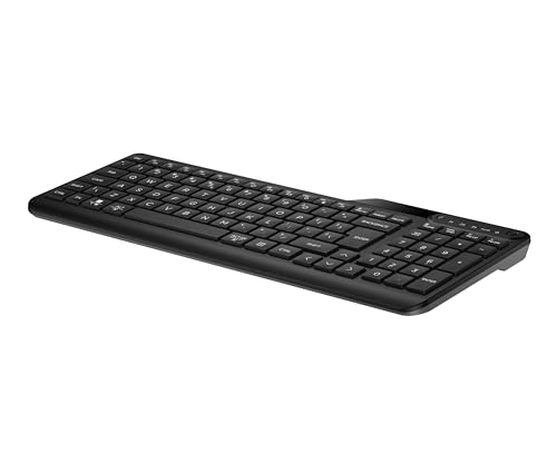 HP 460 Multi-Device Bluetooth Keyboard | Compatible with Chrome, PC or Mac | Bluetooth | Connect up to 3 Devices | Quick Switch Button | 12 Programmable Shortcut Keys | Up to 24 Months Battery | Black