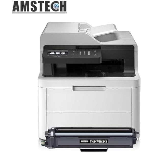 4-Packs Compatible for Brother TN-243CMYK Toner Value Pack TN247 Toner for Brother DCP-L3550CDW DCP-L3510CDW HL-L3230CDW HL-L3210CW MFC-L3750CDW MFC-L3770CDW TN243CMYK TN243BK TN243C TN243Y TN243M