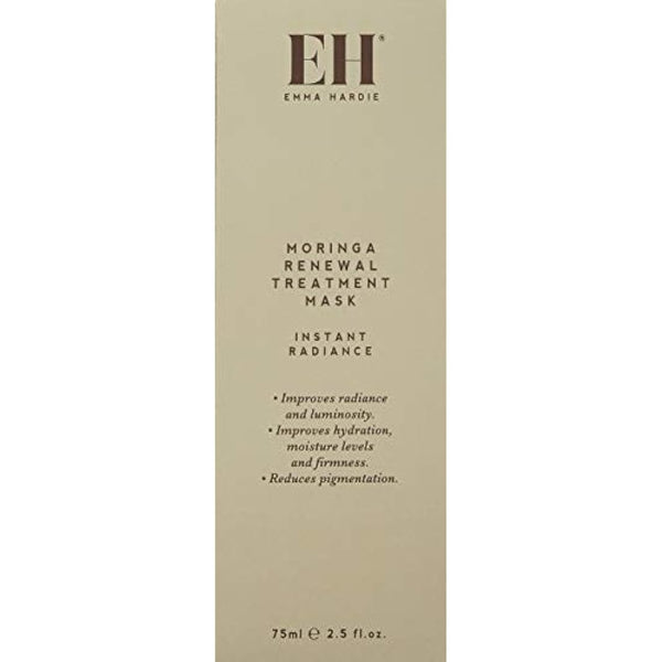 Emma Hardie 75ml Moringa Renewal Treatment Mask, Moisturizes & Firms Skin, Reduces Pigmentation & Evens Out Complexion, Suitable for Sensitive Skin, Vegan & Cruelty Free