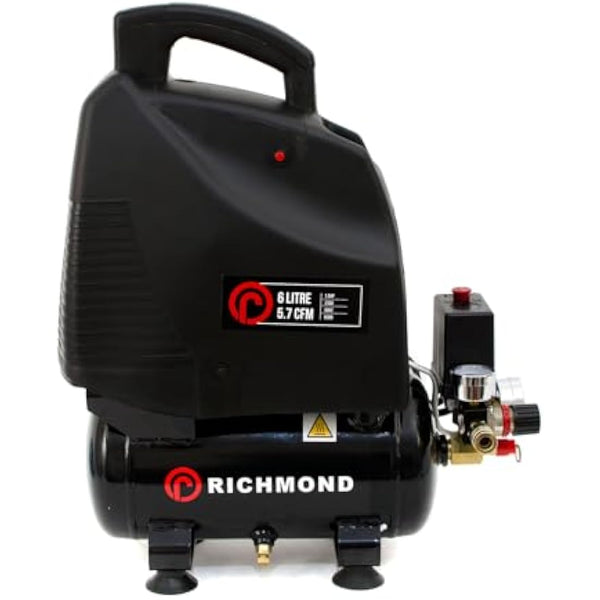 6 Litre Air Compressor 5.7 CFM, 1.5 HP, 6L