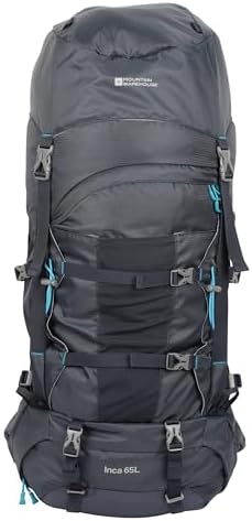 Mountain Warehouse Inca Extreme 65 Litres Rucksack - Hardwearing, Rain Cover - 77.5cmX34cmX25cm