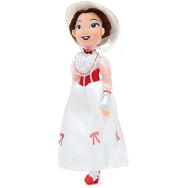 Disney Store Official Mary Poppins Soft Toy Doll, 45cm/17”, Plush Character Figure with Embroidered Details, Suitable for Ages 0+