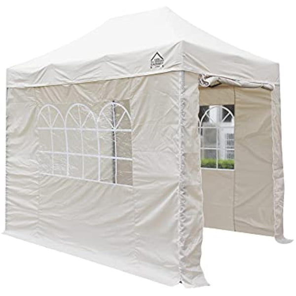 All Seasons Gazebos | 3x2m Pop Up Gazebo with 4 Side Walls & Accessory Pack | Heavy Duty, Fully Waterproof, High Grade Materials (Beige)