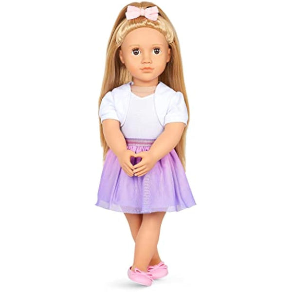 Our Generation – 18-Inch – Bow Themed Fashion Starter Doll – Thea – Blond Hair & Hazel Eyes – 3 Outfits & Styling Accessories in Gift Box – Pretend Play Ages 3+ Years