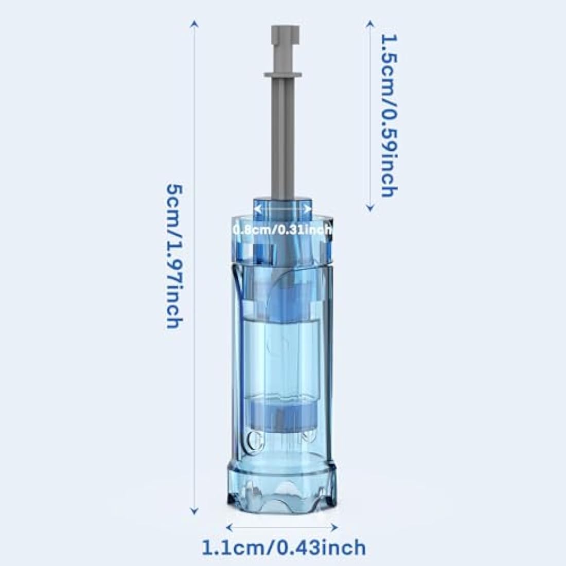 M8S Needles 12 Pin, 20 Pcs Dr.pen Replacement Cartridges for Microneedling Pen M8S/A8S/A9, 20 Pcs/Pack