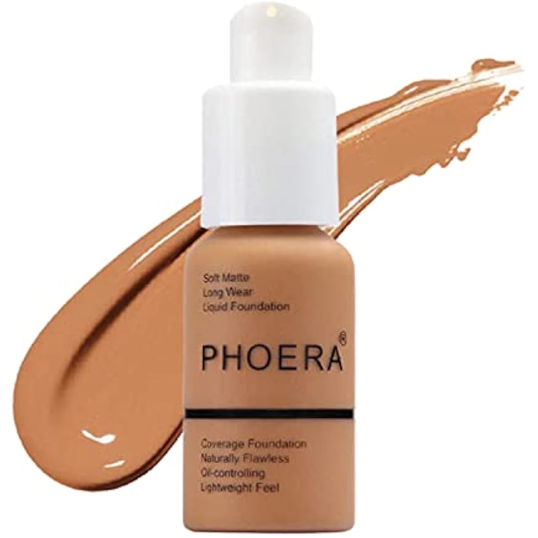 Aquapurity Phoera® Full Coverage Foundation Soft Matte Oil Control Concealer 30ml Flawless Cream Smooth Long Lasting (108 TAN)