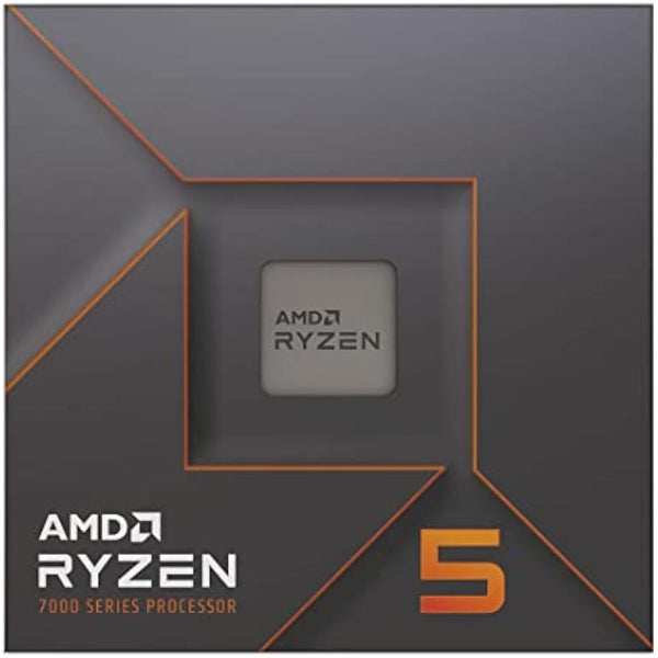 AMD Ryzensets 5 7600X Processor (integrated radeon graphics, 6 cores/12 threads, 105W TDP, AM5 socket, 38MB cache, up to 5.3 GHz max boost, no cooler)
