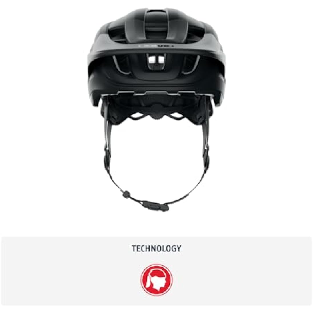 ABUS CliffHanger MTB helmet - bike helmet for demanding trails - with large ventilation openings & TriVider strap system - for men and women