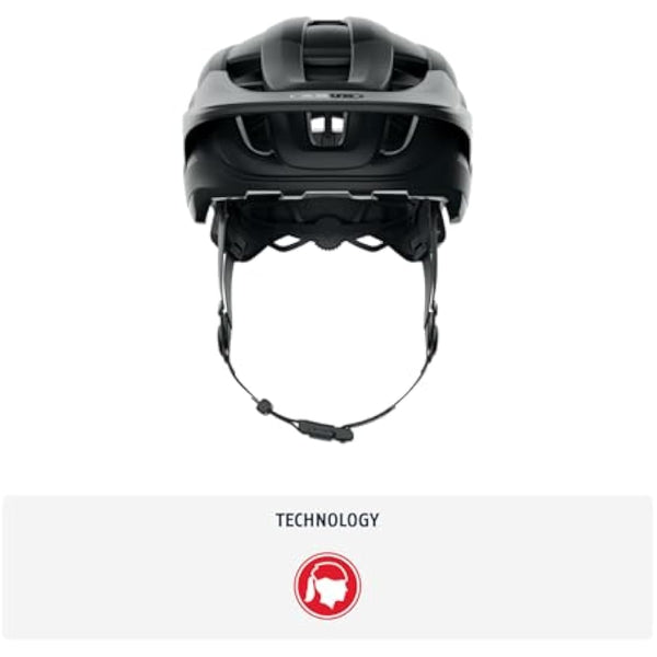 ABUS CliffHanger MTB helmet - bike helmet for demanding trails - with large ventilation openings & TriVider strap system - for men and women