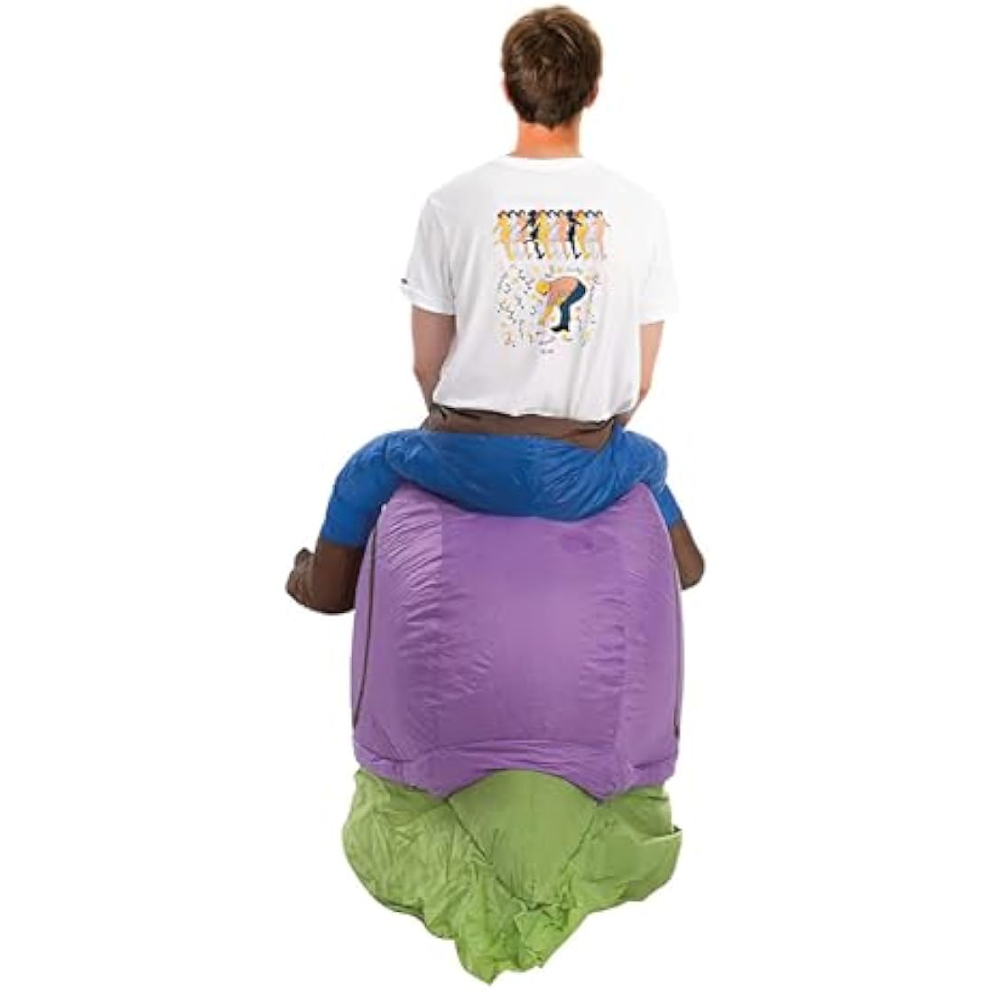 Inflatable Snail Disguise for Children | Size 120 to 150 cm | Made of Highly Resistant Polyester - Pleasant to Wear | Inflating System Included | Giant Animal | OriginalCup®