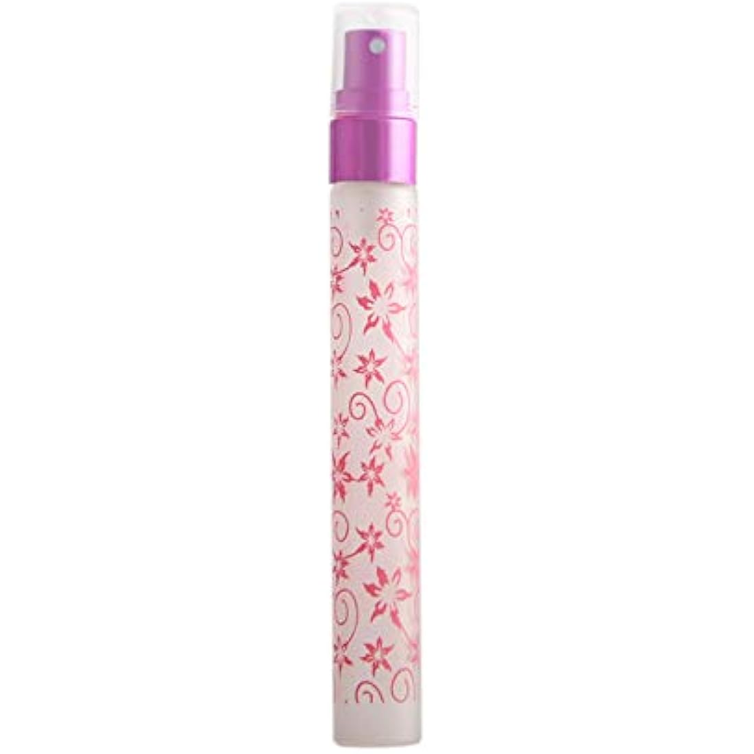 Enslz 6 Pcs 10ml Flower Print Matte Refillable Empty Travel Glass Perfume Spray Bottle Atomizer Pump Sprayer Bottle Set