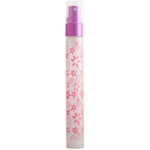 Enslz 6 Pcs 10ml Flower Print Matte Refillable Empty Travel Glass Perfume Spray Bottle Atomizer Pump Sprayer Bottle Set
