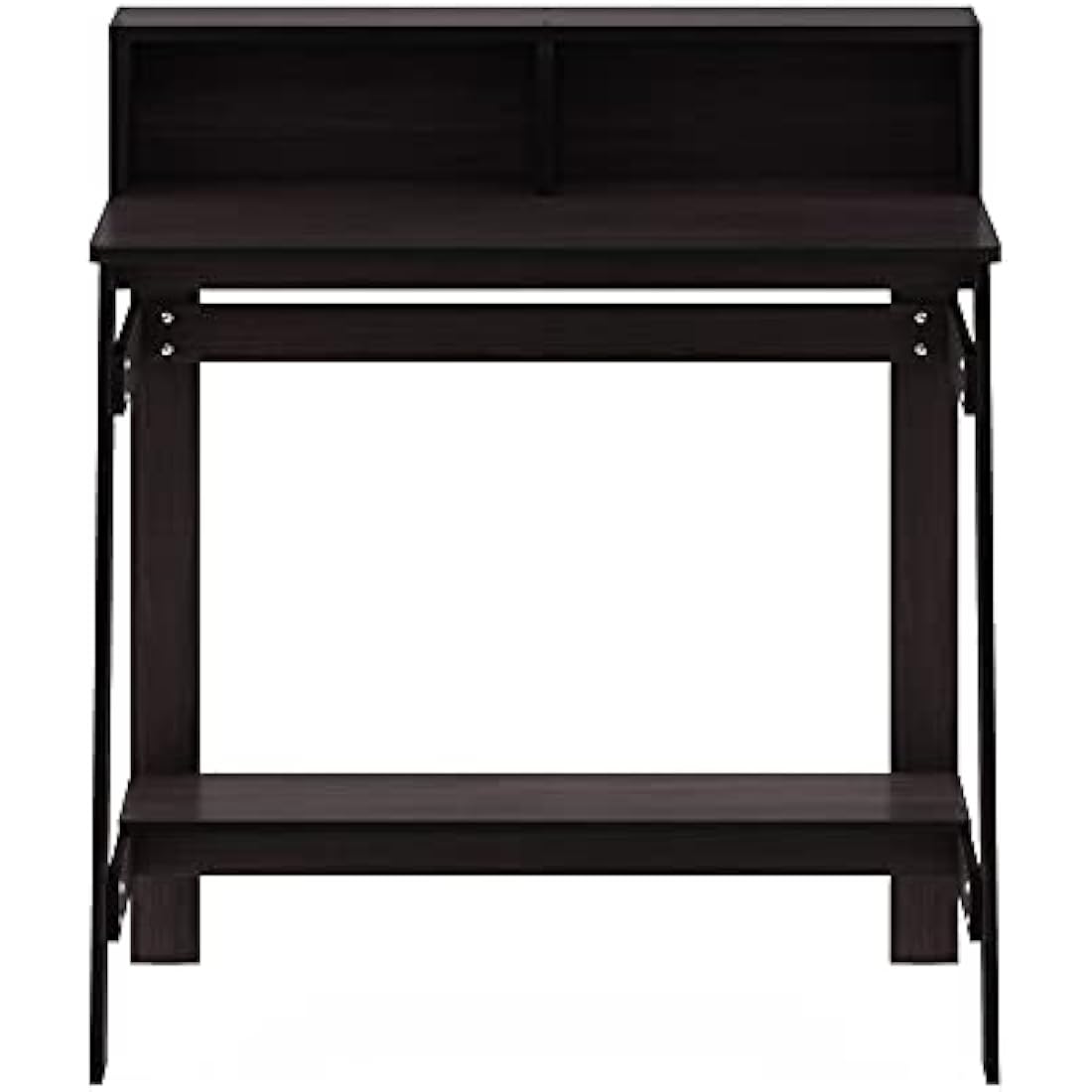 Furinno Simplistic A Frame Computer Desk, Study Desk, Writing Desk, Dark Walnut