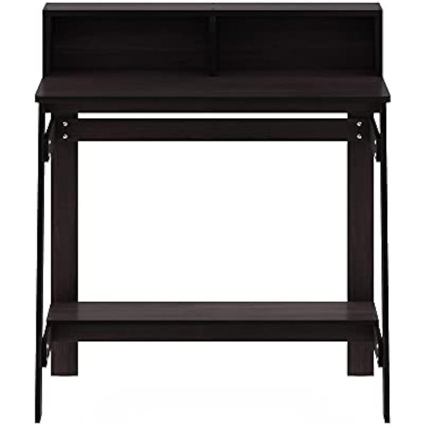 Furinno Simplistic A Frame Computer Desk, Study Desk, Writing Desk, Dark Walnut